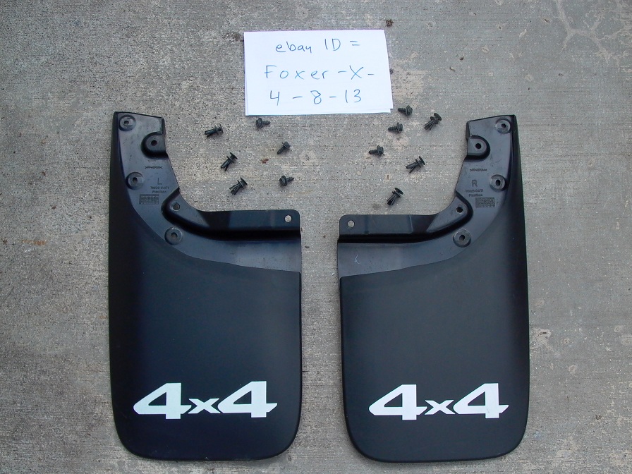 2006 Toyota tacoma factory mud flaps